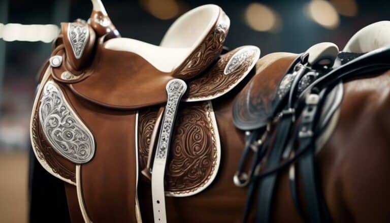 barrel racing saddle features