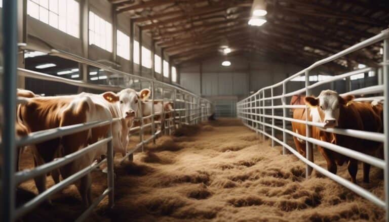 cattle housing space requirements