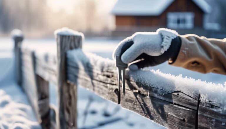 cold weather fence maintenance guide