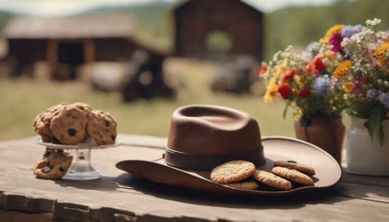 cowboy cookies and rustic