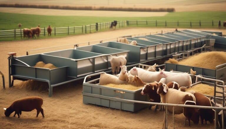 diverse livestock feeder options