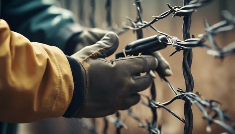 effective repair of barbed wire fences