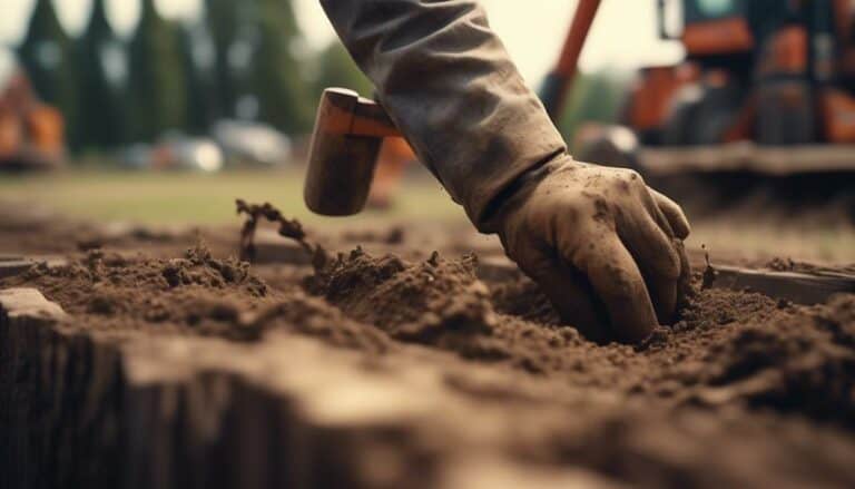 efficiently digging holes for fences and buildings