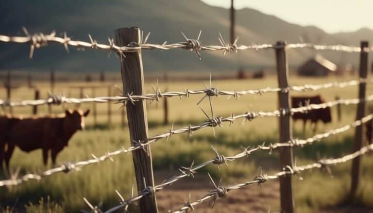 evaluating barbed wire fencing