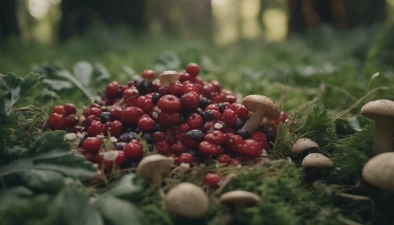 foraging on ranch land