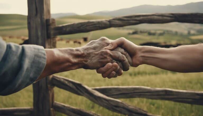 interconnected generations on ranch