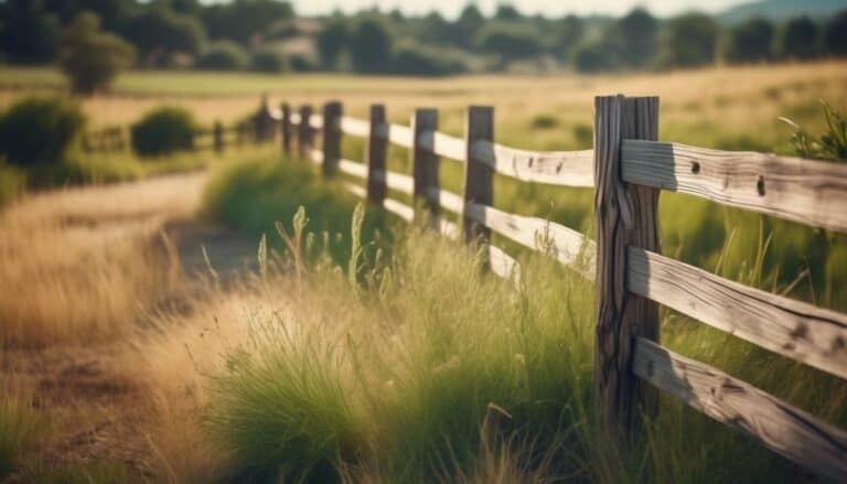 managing plant growth around ranch fences