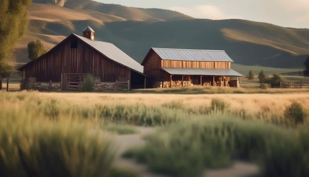 optimal materials for ranch buildings