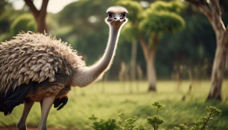 ostrich feeding strategies explained