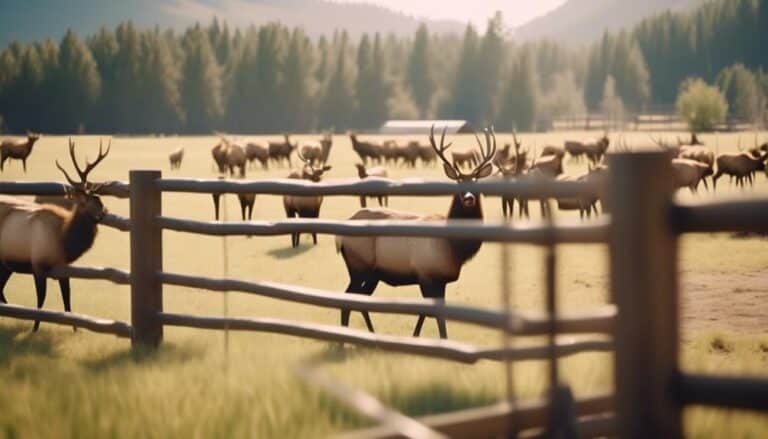 raising elk on a ranch