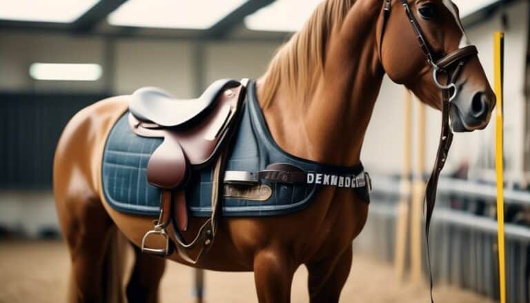 saddle fitting for measuring horses