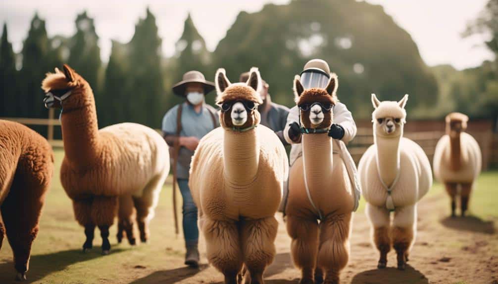 safe handling of alpacas