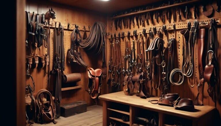 tidy and efficient tack room organization